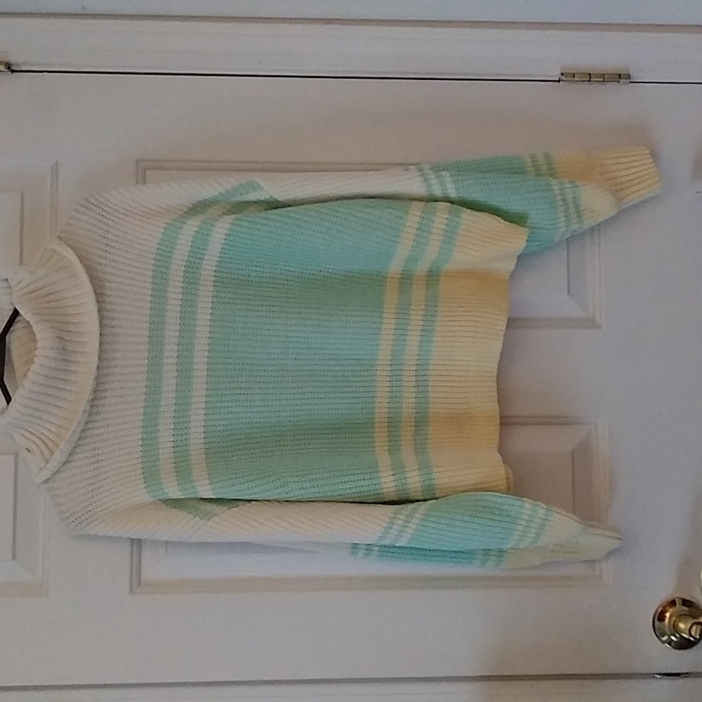 Multicolored turtleneck
